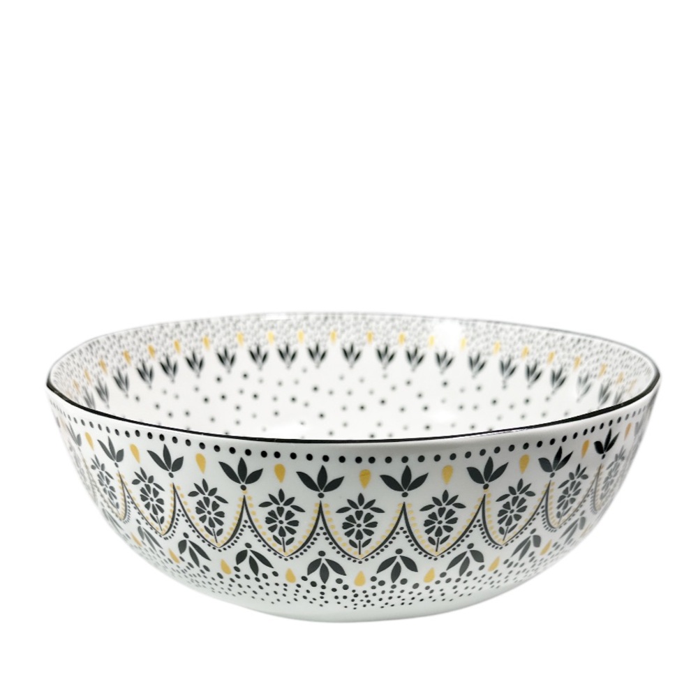 NEW Portmeirion ARTISANNE NOIR NOODLE SERVING BOWL